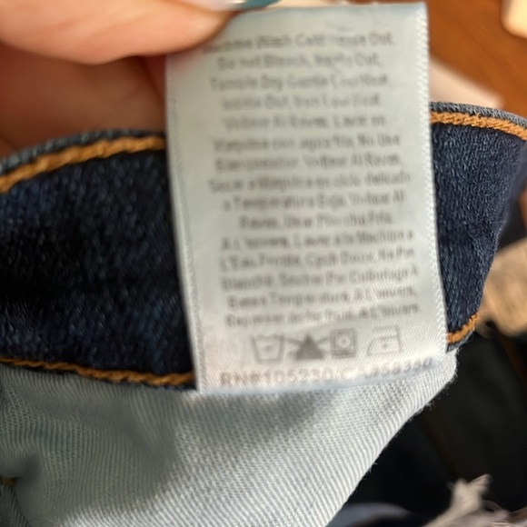 Current/Elliott The Fling Patchwork Jeans Size 26 Cropped - Picture 11 of 11